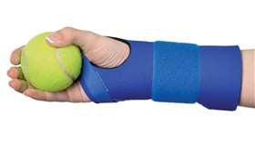 Wrist Splint Freedom® CTS Grip-Fit™ AliDry™ Material / Elastic / Plastic Right Arm Black Small