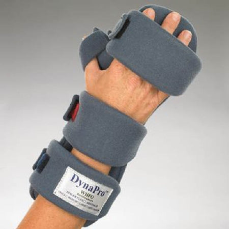 Wrist / Hand / Finger Contracture Orthosis DynaPro™ Finger Flex Fabric / Kydex® Thermoplastic Left Hand Gray Large