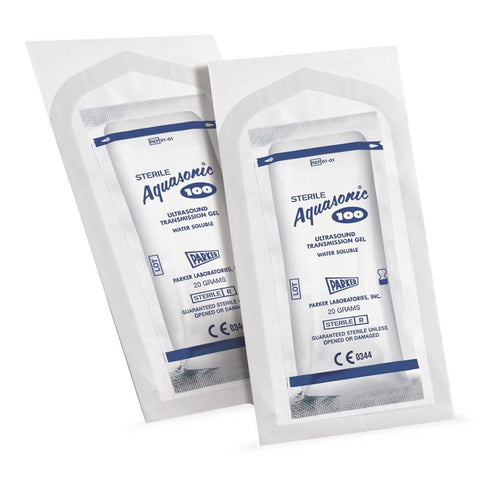 Ultrasound Gel Aquasonic® High Viscosity 20 Gram Packet OR Sterile #01-01