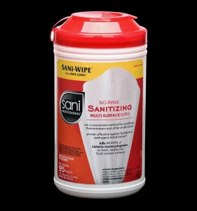 Sani Professional No-Rinse Sanitizing Multisurface Wipes