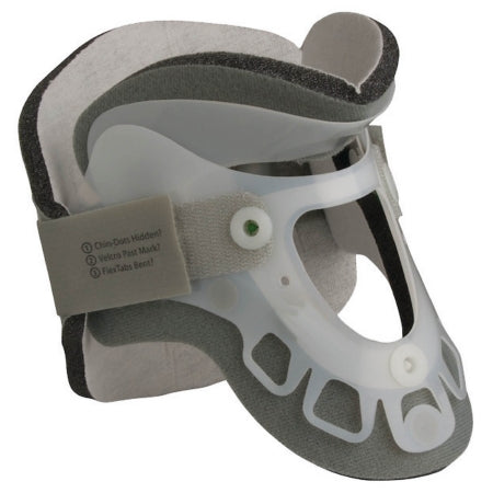 Rigid Cervical Collar with Replacement Pads Aspen® Pediatric Preformed Pediatric (2 to 5 Years) Size PD4 Two-Piece / Trachea Opening 8-1/2 to 13 Inch Neck Circumference