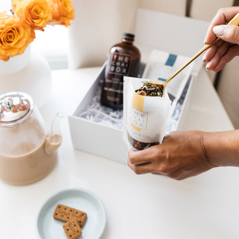 Chai + Biscuits + Stainless Steel Steeper Gift Set