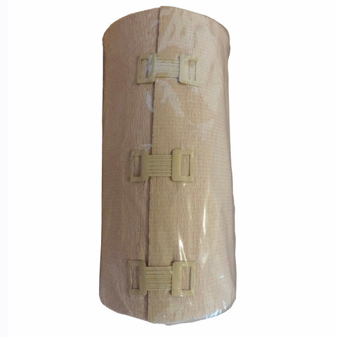 Elastic Bandage Flex-Master™ Standard Compression Clip Detached Closure Tan NonSterile