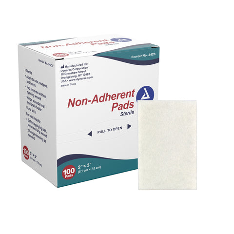 Non-Adherent Dressing Dynarex Viscose / Polyester / Polyethylene Sterile