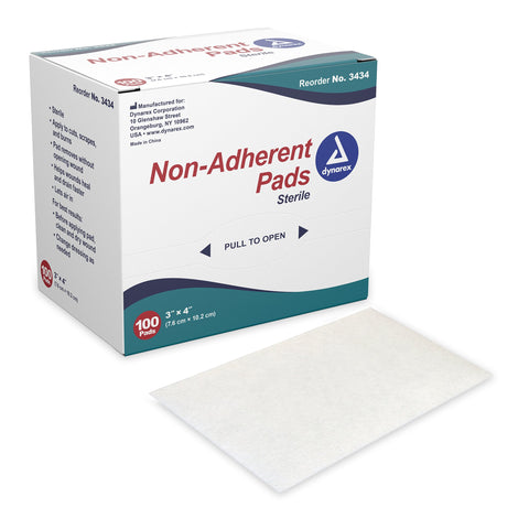 Non-Adherent Dressing Dynarex Viscose / Polyester / Polyethylene Sterile