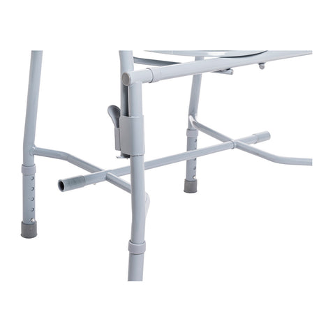 Drive Medical Deluxe Steel Drop Arm Commode, 300 lbs. Weight Capacity #11125KD-1