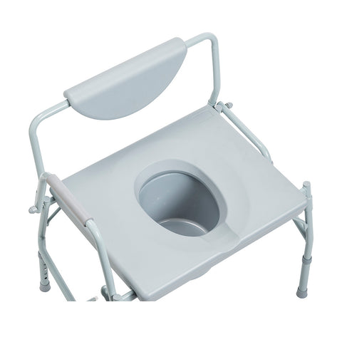 Drive Medical Deluxe Bariatric Drop-Arm Commode #11135-1