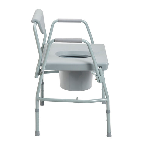 Drive Medical Deluxe Bariatric Drop-Arm Commode #11135-1