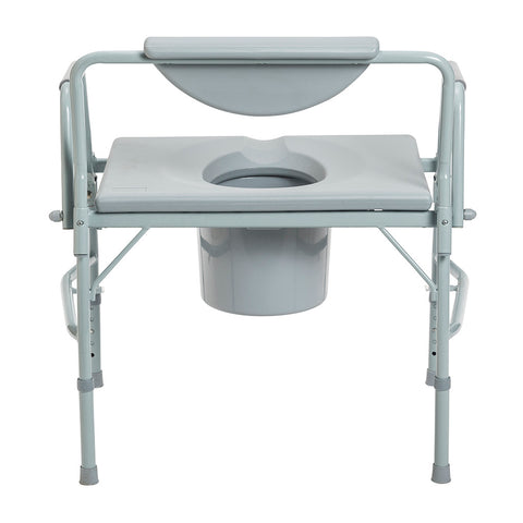 Drive Medical Deluxe Bariatric Drop-Arm Commode #11135-1