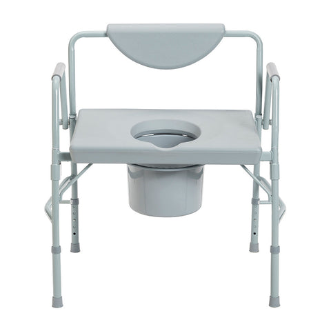 Drive Medical Deluxe Bariatric Drop-Arm Commode #11135-1