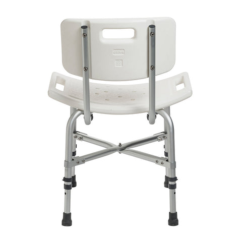 Drive Medical Deluxe Bariatric Shower Chair with Cross-Frame Brace, 500 lbs. Weight Capacity #12021KD-1