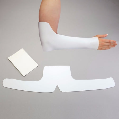 Elbow Splint Rolyan® Large Without Fastening Sugar Tong Left or Right Elbow 16-1/4 Inch and Up Length White