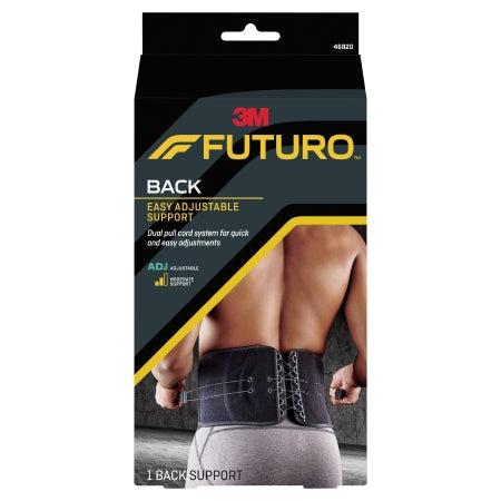 Back Support 3M™ Futuro™ One Size Fits Most Hook and Loop Closure 29 to 51 Inch Waist Circumference Adult