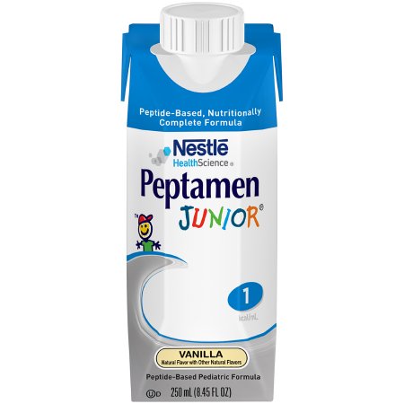 Pediatric Oral Supplement Peptamen Junior® Vanilla Flavor 8.45 oz. Carton Liquid Whey Protein Impaired GI Function