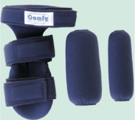 Hand Contracture Orthosis Comfy® Grip Headliner Fabric Right Hand Navy Blue Small