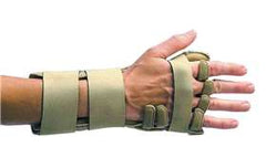 Wrist / Hand Night Splint 3pp® Comforter™ Cotton / Neoprene / Thermoplastic Left Hand Beige Large 3-3/8 to 3-5/8 Inch MCP Width