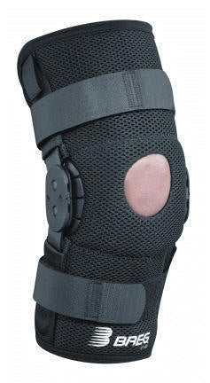 Knee Brace ShortRunner™ Large Wraparound Closure 21 to 24 Inch Circumference Left or Right Knee