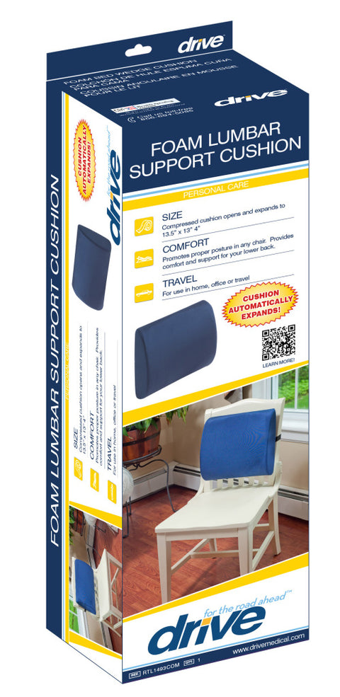 Drive Medical Compressed Lumbar Cushion #RTL1493COM