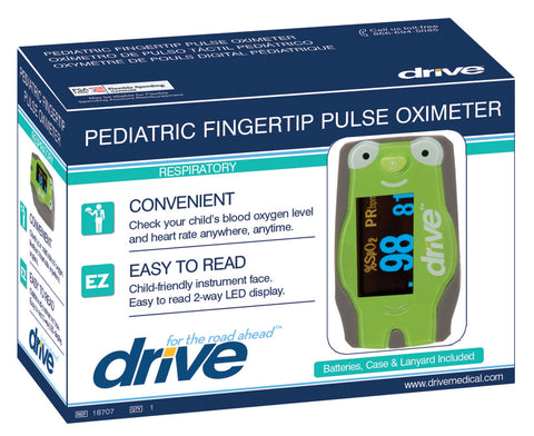 Drive DeVilbiss Pediatric Fingertip Pulse Oximeter