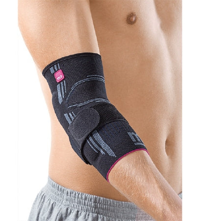 Elbow Support Size 2 / Small Pull-On / Hook and Loop Strap Closure Tennis Elbow Strap Elbow 8 to 9 Inch Forearm Circumference Black