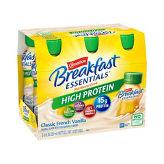 Oral Supplement Carnation Breakfast Essentials® High Protein French Vanilla Flavor Liquid 8 oz. Bottle