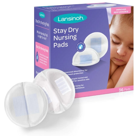 Nursing Pad Lansinoh® Stay Dry One Size Fits Most Disposable