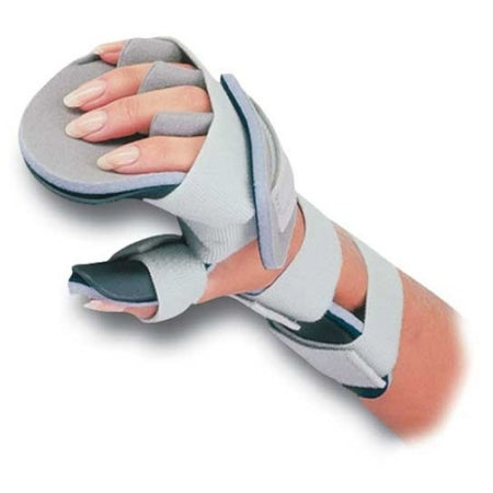 Resting Hand Splint with Finger Separators Plastic Left Hand Gray Large