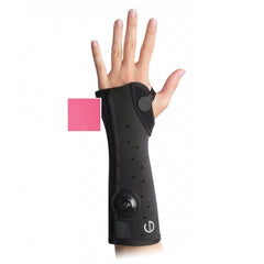 Wrist / Forearm Brace Exos® Short Arm Thermoformable Polymer Left Hand Pink X-Small