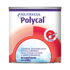 Oral Supplement Polycal™ Unflavored Powder 400 Gram Canister