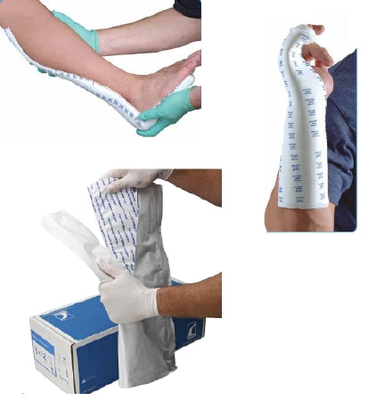 Padded Precut Splint TechForm® 4 X 15 Inch Fiberglass White