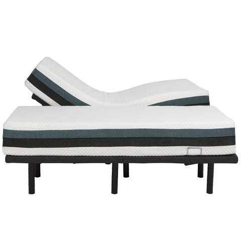 12" Iflip Sonoma Memory Foam Mattress with Adjustable Power Base