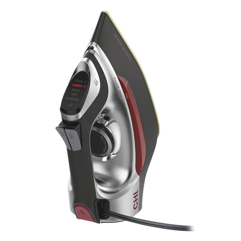 Electronic Clothing Iron with Retractable Cord
