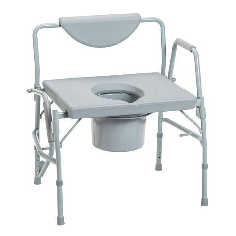 Drive Medical Deluxe Bariatric Drop-Arm Commode #11135-1