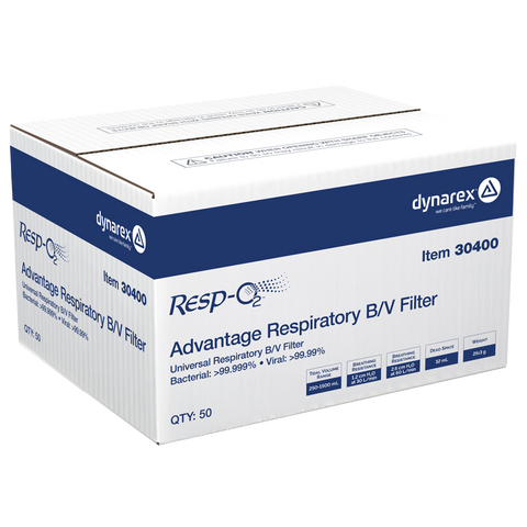Resp-O2 Advantage Respiratory B/V Filter #30400