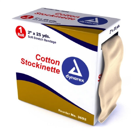 Stockinette Tubular Dynarex® 2 Inch X 25 Yard Cotton NonSterile
