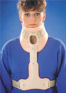 Rigid Cervical Collar Ossur® Philadelphia® Preformed Adult Medium Two-Piece / Trachea Opening 3-1/4 Inch Height 13 to 16 Inch Neck Circumference