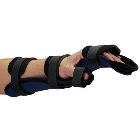 Functional Resting Hand Orthosis Rolyan® Kydex Kydex® Thermoplastic / Volara® Left Hand Black Medium