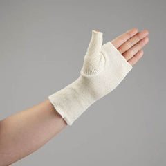 Splint Liner Rolyan® Size 1, 3 X 6 Inch, Thumb Spica, Ply Stockinette, Soft Cotton, Reusable, 10/PK