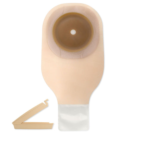 Hollister Colostomy Pouch Premier™ Flextend™ 8628 One-Piece System 12 Inch Length Convex, Trim to Fit Drainable
