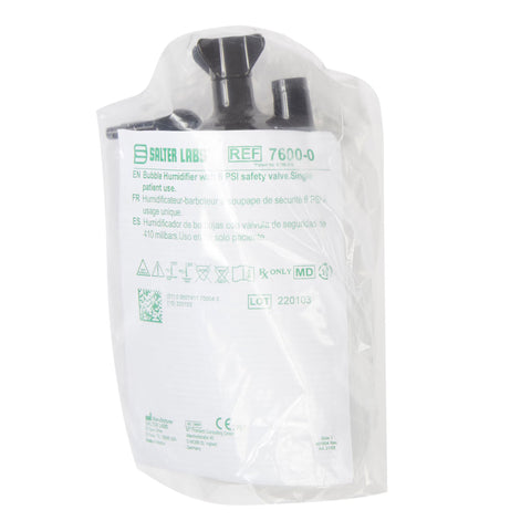 Bubble Humidifier Salter Labs® 350 mL Unfilled Adult / Pediatric #7600-0-50