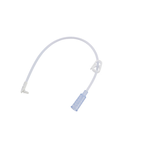 Bolus Enteral Feeding Extension Tube Set MIC-Key 12 Inch, With Cath Tip, SECUR-LOK Right-Angle Connector and Clamp For MIC-Key Low-Profile Gastrostomy, Jejunal, and Transgastric-Jejunal Feeding Tubes #0124-12