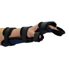 Functional Resting Hand Orthosis Rolyan® Kydex Kydex® Thermoplastic / Volara® Left Hand Black Small