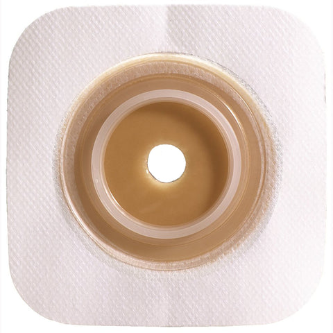 ConvaTec Ostomy Barrier Sur-Fit Natura® Trim to Fit 125265, Standard Wear Stomahesive® Adhesive 57 mm Flange Sur-Fit® Natura® System Hydrocolloid 1-3/8 to 1-3/4 Inch Opening 5 X 5 Inch