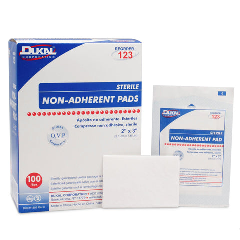 Non-Adherent Dressing Dukal™ Rayon / Polyester  Sterile