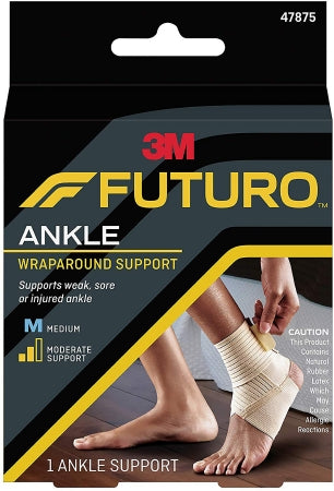 Ankle Wrap 3M™ Futuro™ Medium Pull-On / Hook and Loop Closure Foot