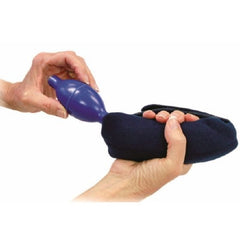 Hand Contracture Orthosis with Finger Separators ComfySplints™ Hand Air Roll Inflatable Terry Cloth Left or Right Hand Navy Blue One Size Fits Most