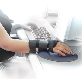 Wrist Splint Freedom® CTS Grip-Fit™ Neoprene / Nylon / Plastic Left Hand Blue Large 6-3/4 to 7-3/4 Inch Wrist Circumference