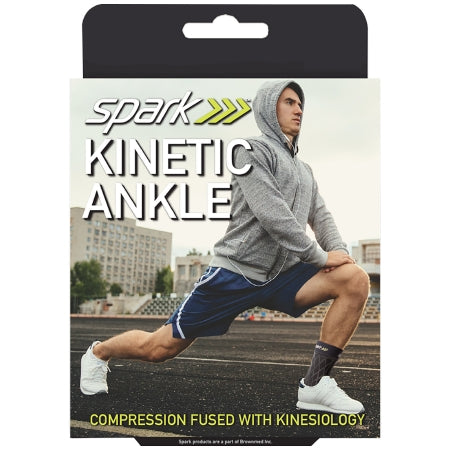 Ankle Support Spark™ Kinetic Medium Pull-On Left or Right Foot 8-1/2 to 10 Inch Ankle Circumference