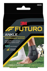 Ankle Support 3M™ Futuro™ Sport Moisture Control One Size Fits Most Hook and Loop Strap Closure Foot