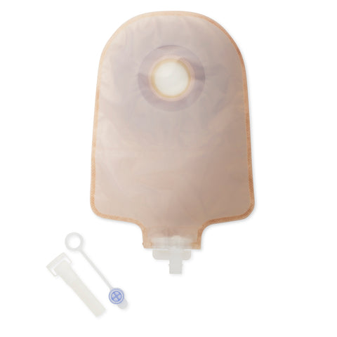 Hollister Urostomy Pouch Premier™ 8481 One-Piece System 9 Inch Length 5/8 Inch Stoma Drainable